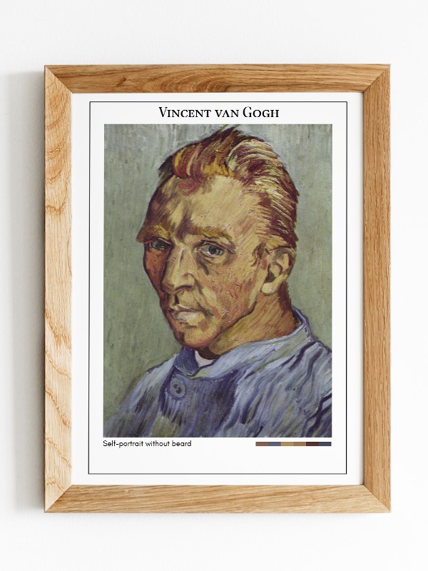 Vincent van Gogh Self-portrait without beard Poster