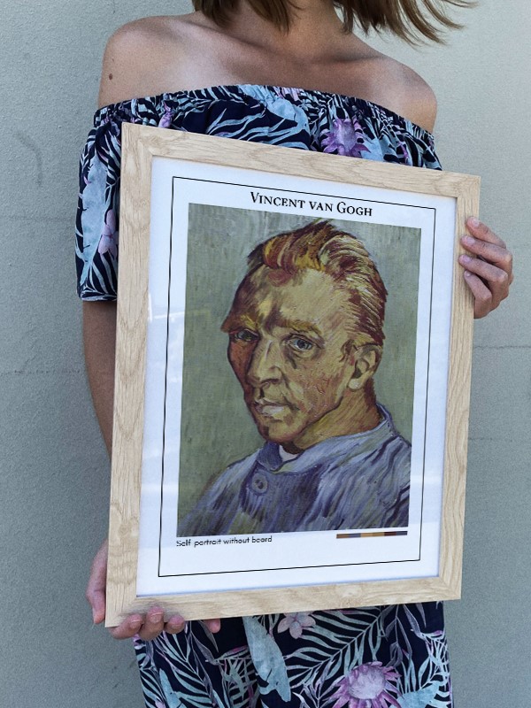 Vincent van Gogh Self-portrait without beard Poster