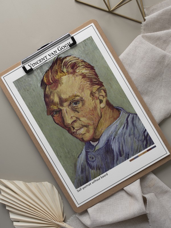 Vincent van Gogh Self-portrait without beard Poster