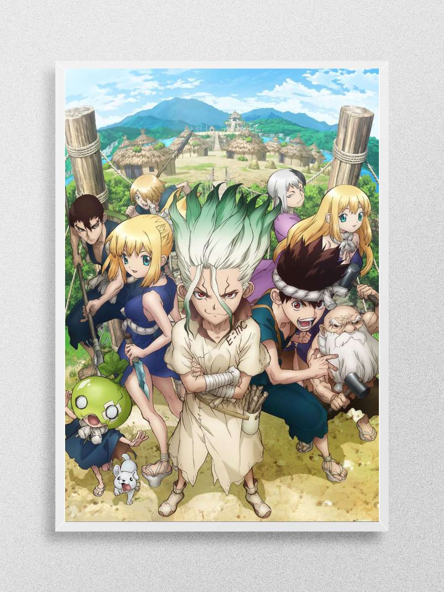 senku ishigami Anime Poster Çerçevesiz Yüksek Kalite Anime Duvar Poster