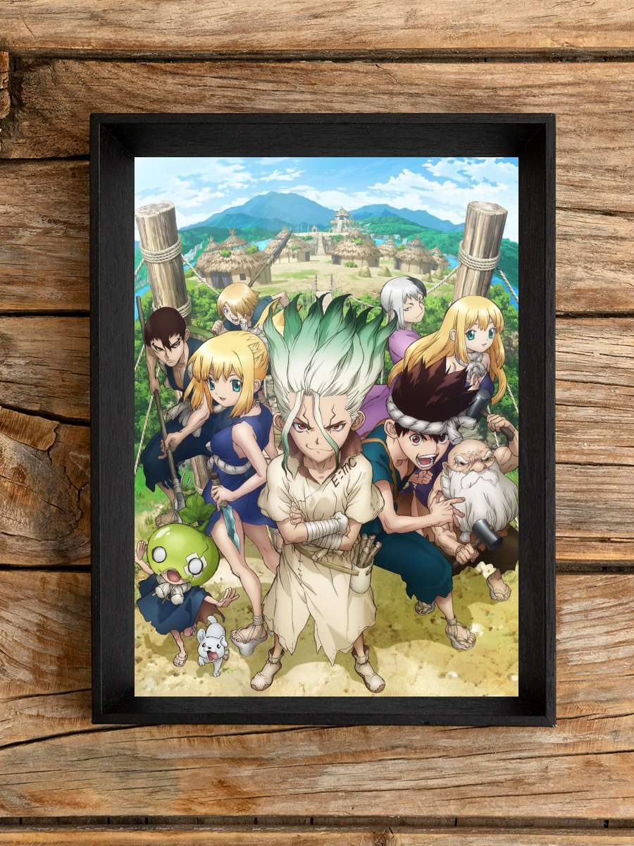 senku ishigami Anime Poster Çerçevesiz Yüksek Kalite Anime Duvar Poster