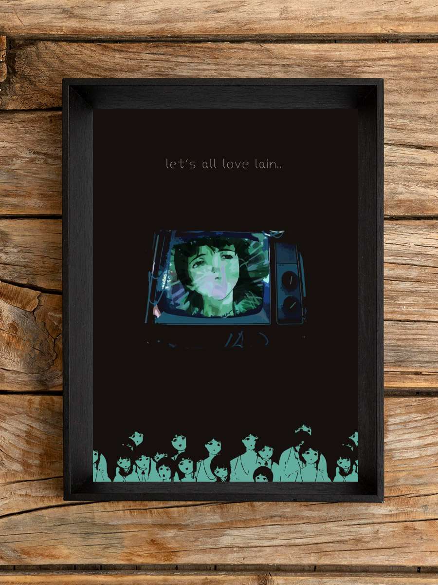 Serial Experiments Lain Anime Poster Çerçevesiz Yüksek Kalite Anime Duvar Poster