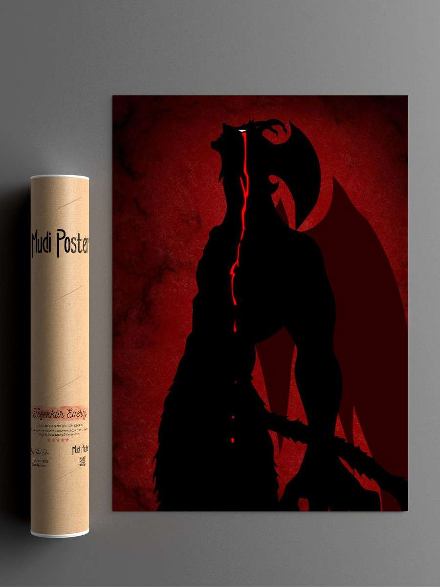 serie The demon Anime Poster Çerçevesiz Yüksek Kalite Anime Duvar Poster