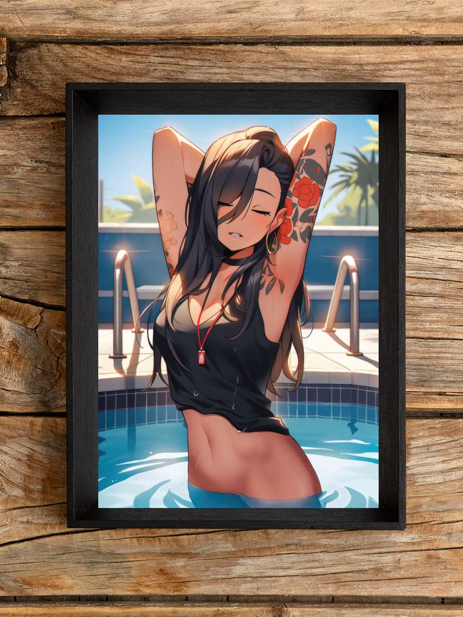 Sexy Anime Girl Anime Poster Çerçevesiz Yüksek Kalite Anime Duvar Poster