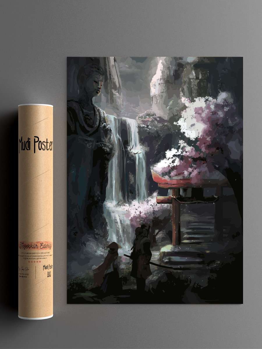 Shadow Die Twice Ninja Anime Poster Çerçevesiz Yüksek Kalite Anime Duvar Poster