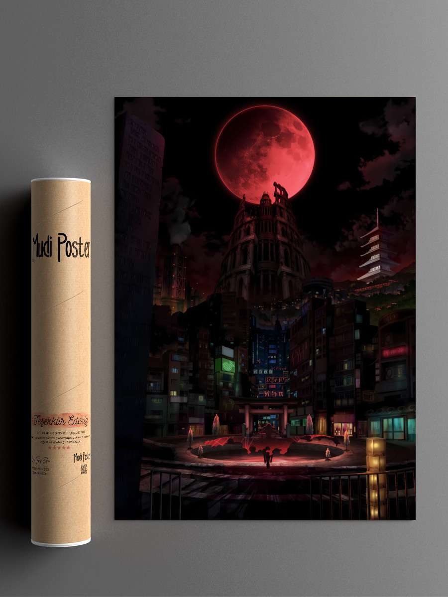 Shadow End Anime Poster Çerçevesiz Yüksek Kalite Anime Duvar Poster
