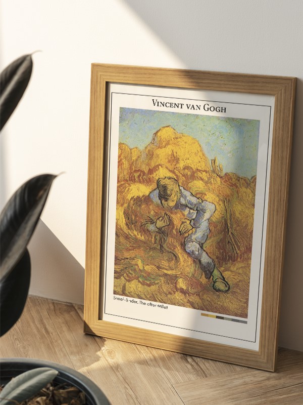 Vincent van Gogh Sheaf-Binder, The after Millet Poster