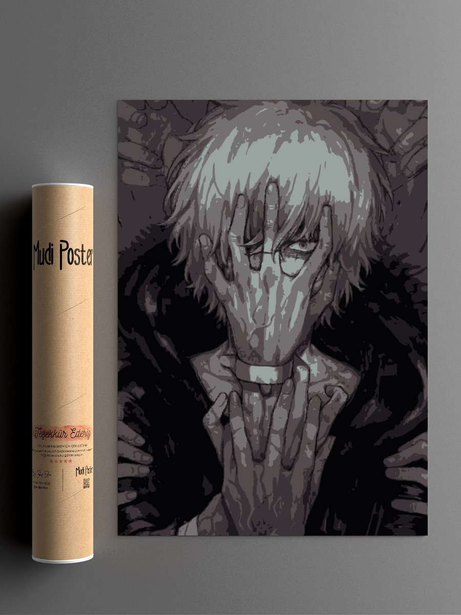 Shigaraki Tomura Anime Poster Çerçevesiz Yüksek Kalite Anime Duvar Poster