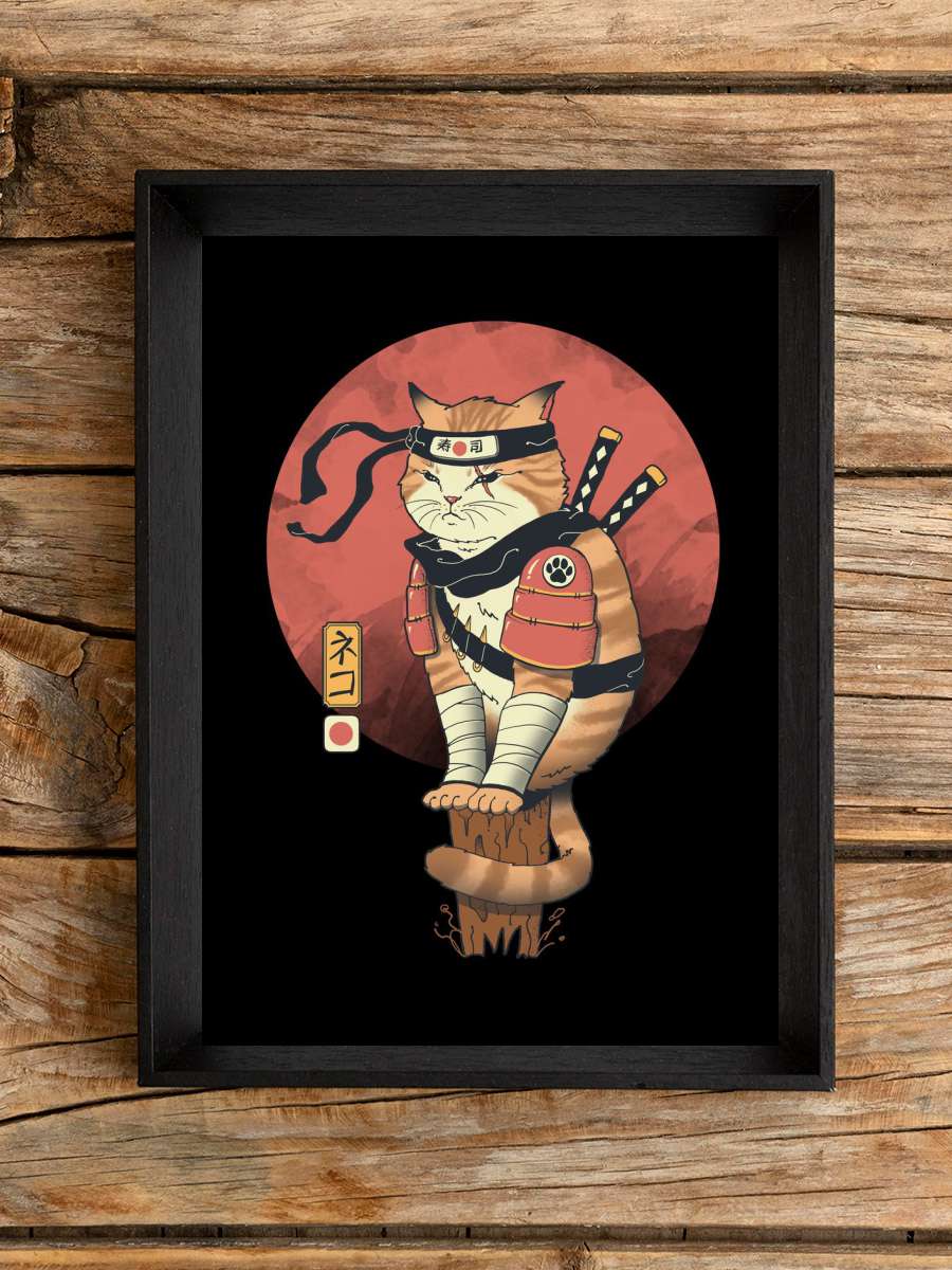 Shinobi Cat Anime Poster Çerçevesiz Yüksek Kalite Anime Duvar Poster