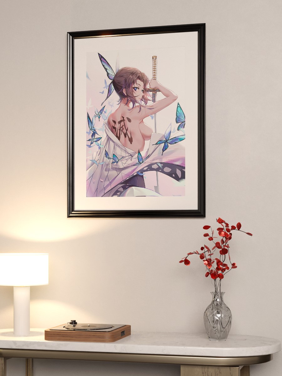 shinobu kocho demon slayer Anime Poster Çerçevesiz Yüksek Kalite Anime Duvar Poster