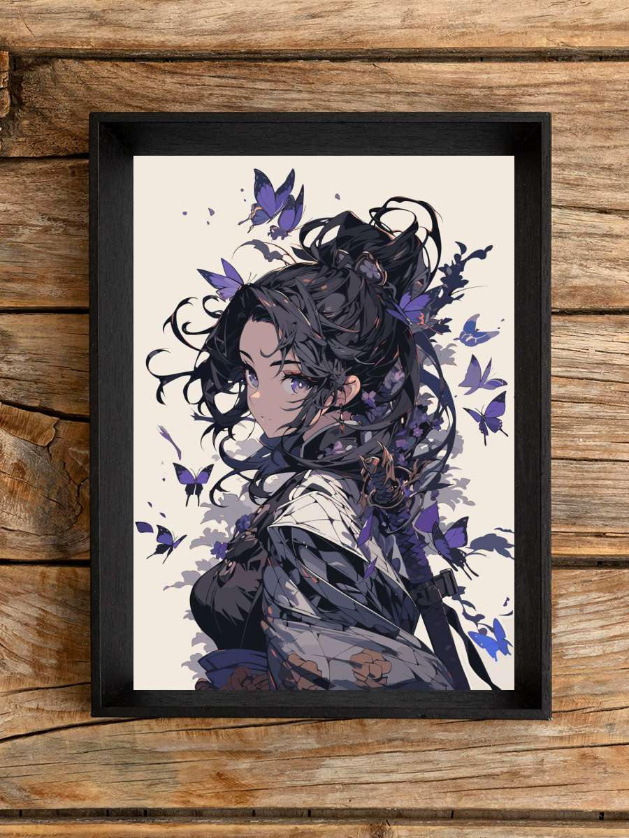 Shinobu Kocho Demon Slayer Anime Poster Çerçevesiz Yüksek Kalite Anime Duvar Poster