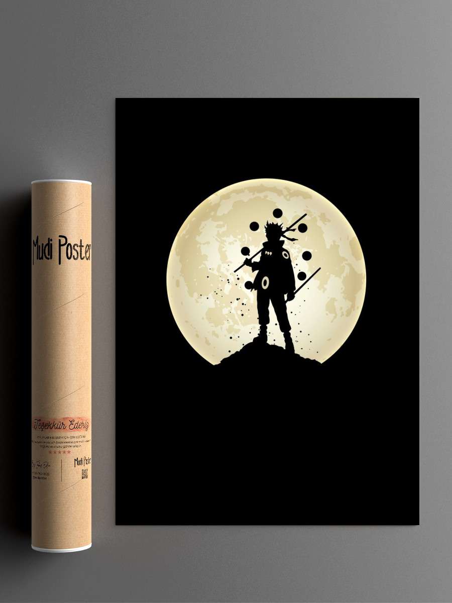 Silhouette characters Anime Poster Çerçevesiz Yüksek Kalite Anime Duvar Poster