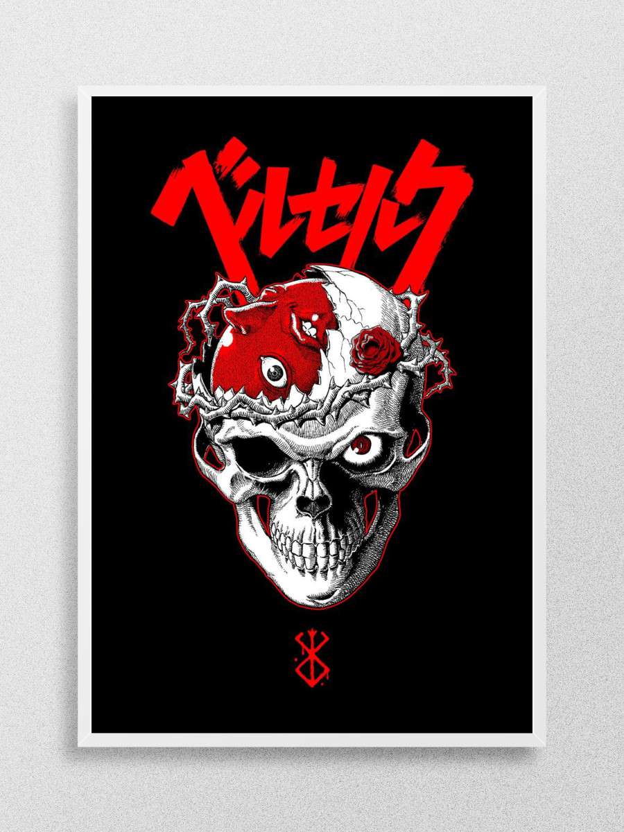 Skull Behelit Anime Poster Çerçevesiz Yüksek Kalite Anime Duvar Poster