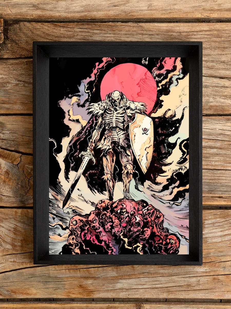 Skull knight Anime Poster Çerçevesiz Yüksek Kalite Anime Duvar Poster