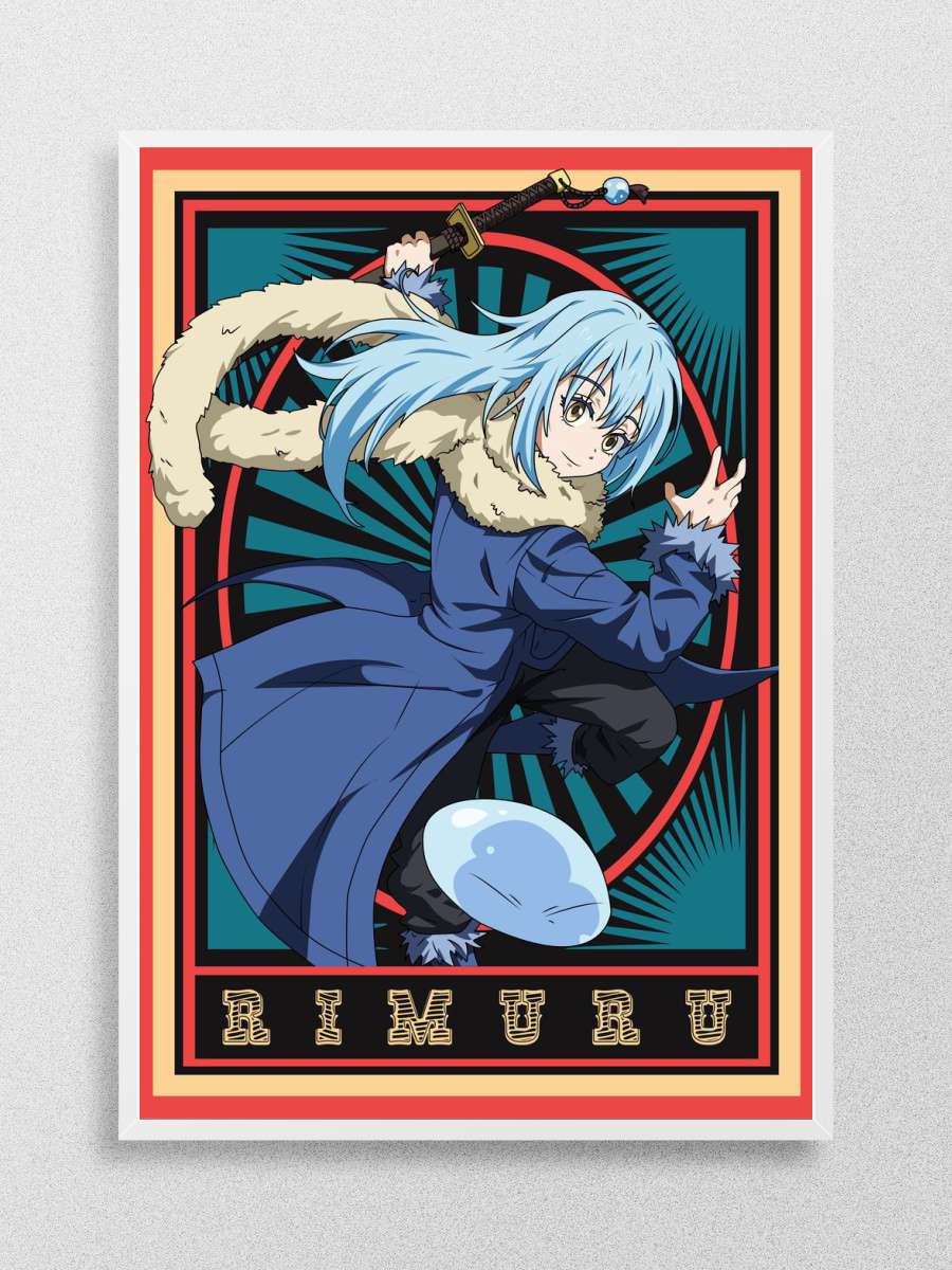 Slime Datta Ken Rimuru Anime Poster Çerçevesiz Yüksek Kalite Anime Duvar Poster