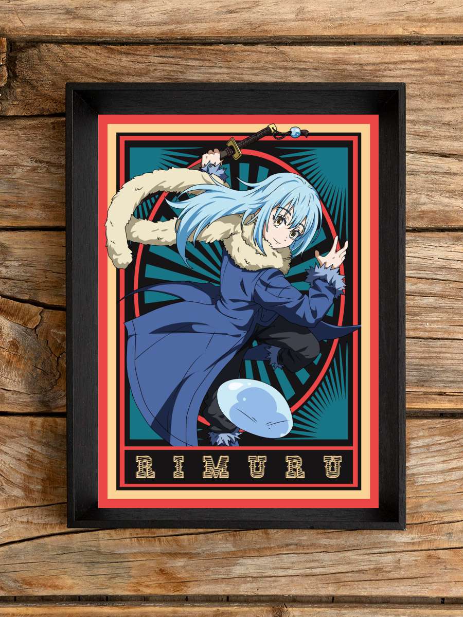 Slime Datta Ken Rimuru Anime Poster Çerçevesiz Yüksek Kalite Anime Duvar Poster