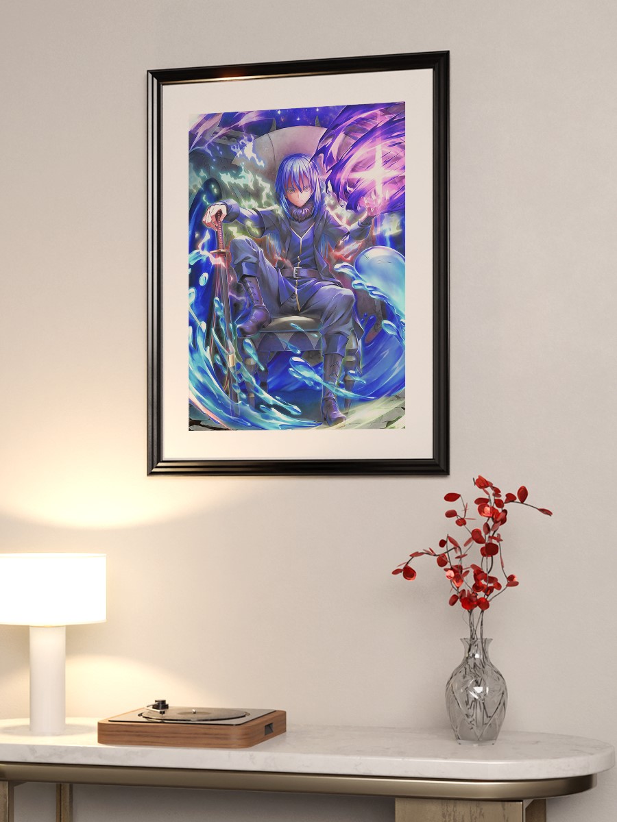 slime Anime Poster Çerçevesiz Yüksek Kalite Anime Duvar Poster