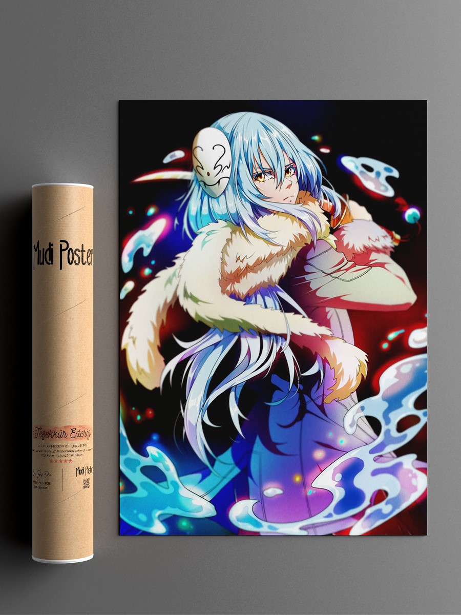 Slime Anime Poster Çerçevesiz Yüksek Kalite Anime Duvar Poster