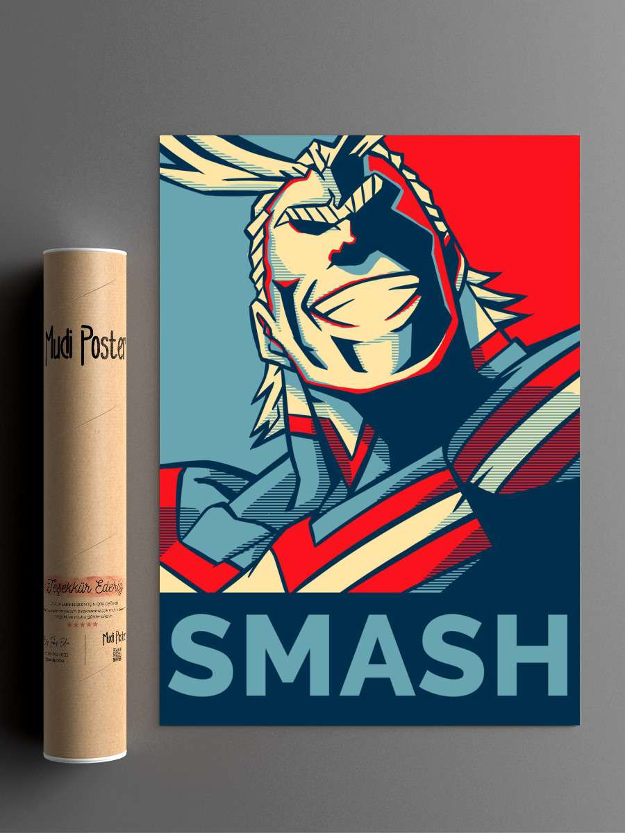 SMASH Anime Poster Çerçevesiz Yüksek Kalite Anime Duvar Poster
