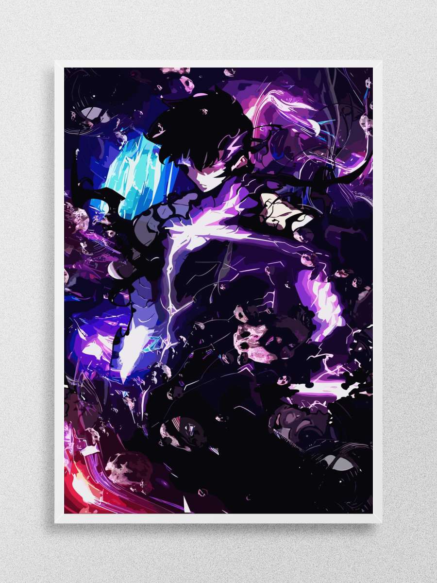 Solo leveling anime Anime Poster Çerçevesiz Yüksek Kalite Anime Duvar Poster