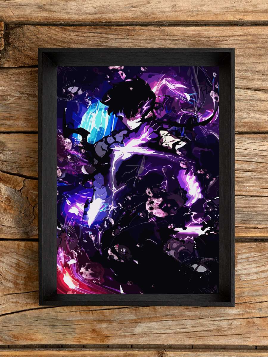 Solo leveling anime Anime Poster Çerçevesiz Yüksek Kalite Anime Duvar Poster