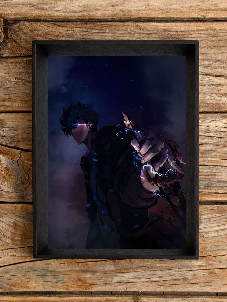Solo Leveling Anime Poster Çerçevesiz Yüksek Kalite Anime Duvar Poster
