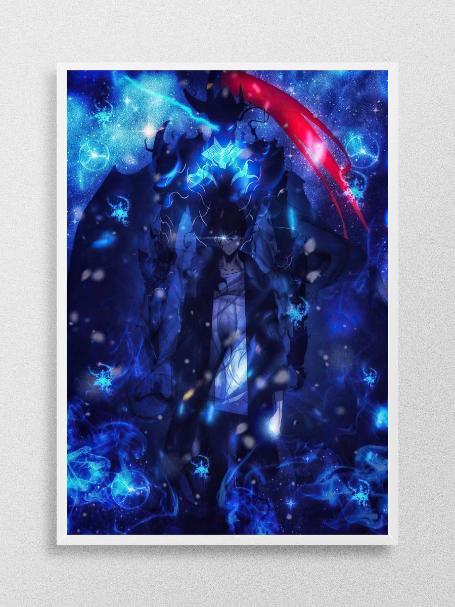 Solo Leveling Anime Poster Çerçevesiz Yüksek Kalite Anime Duvar Poster