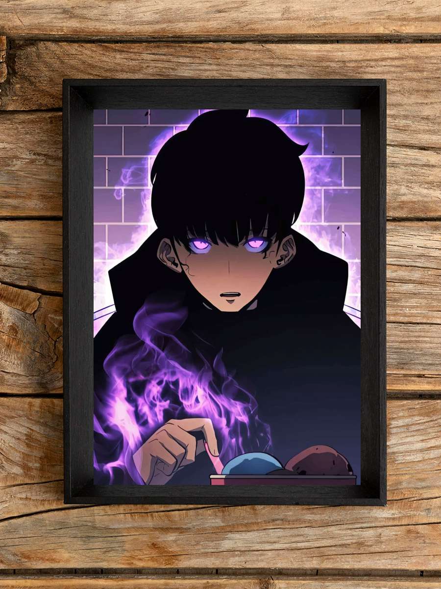 Solo Leveling Anime Poster Çerçevesiz Yüksek Kalite Anime Duvar Poster