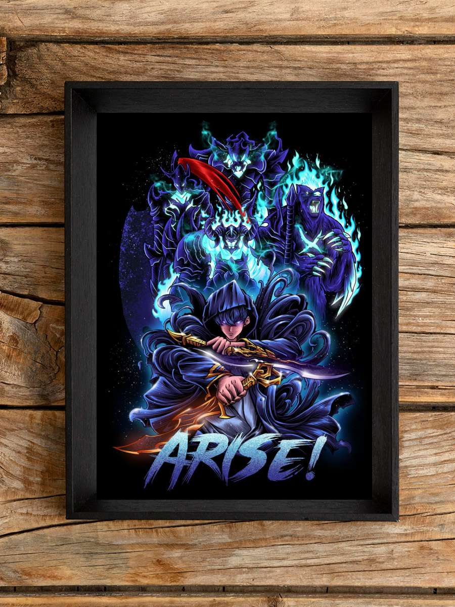 Solo Leveling Anime Poster Çerçevesiz Yüksek Kalite Anime Duvar Poster