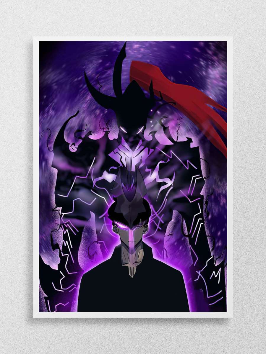 Solo Leveling Anime Poster Çerçevesiz Yüksek Kalite Anime Duvar Poster