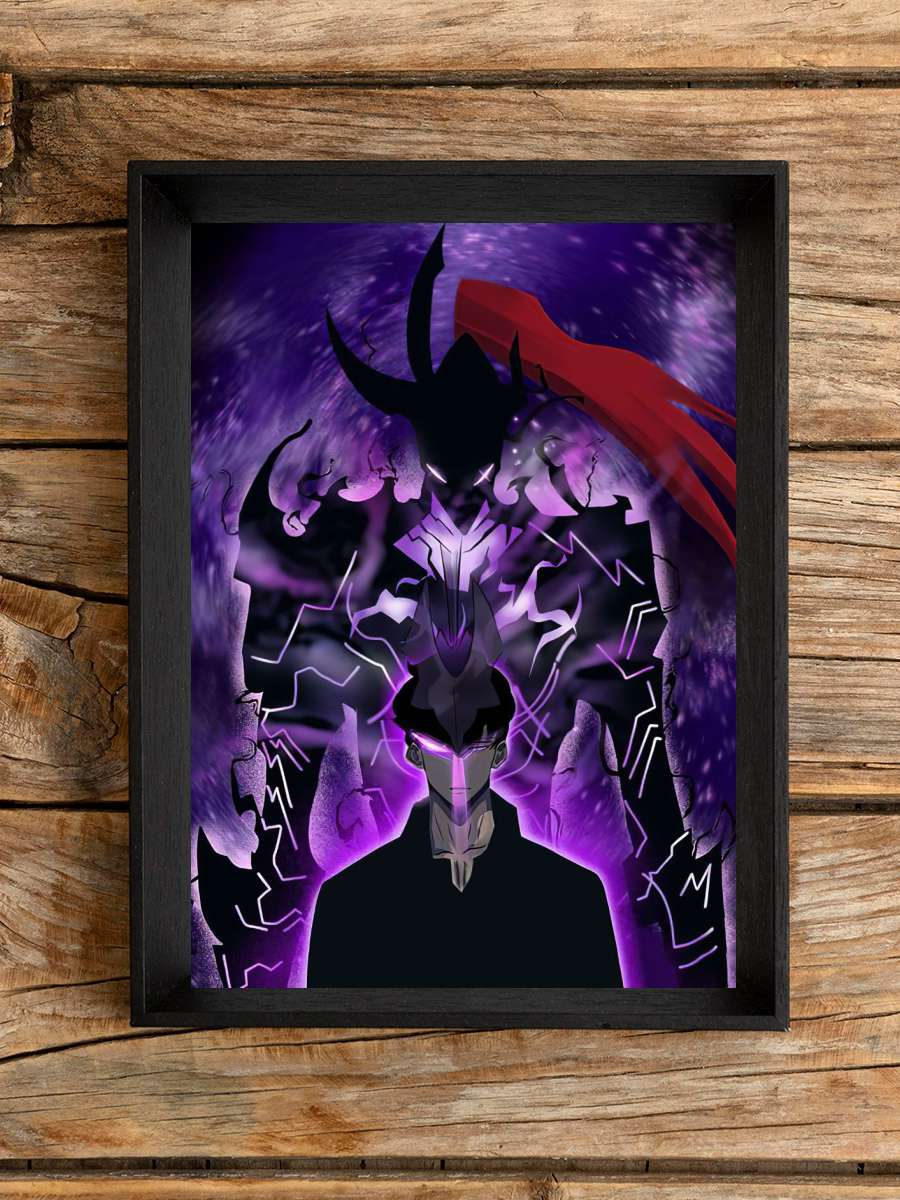 Solo Leveling Anime Poster Çerçevesiz Yüksek Kalite Anime Duvar Poster