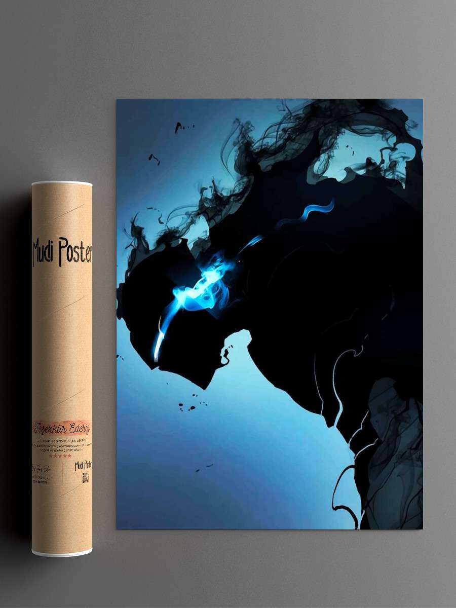 solo leveling Anime Poster Çerçevesiz Yüksek Kalite Anime Duvar Poster