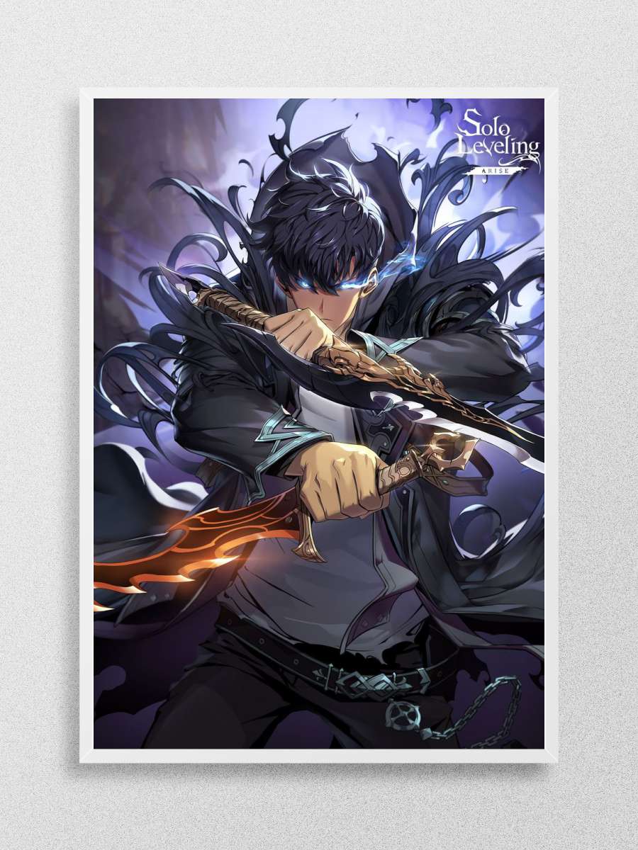 solo leveling Anime Poster Çerçevesiz Yüksek Kalite Anime Duvar Poster
