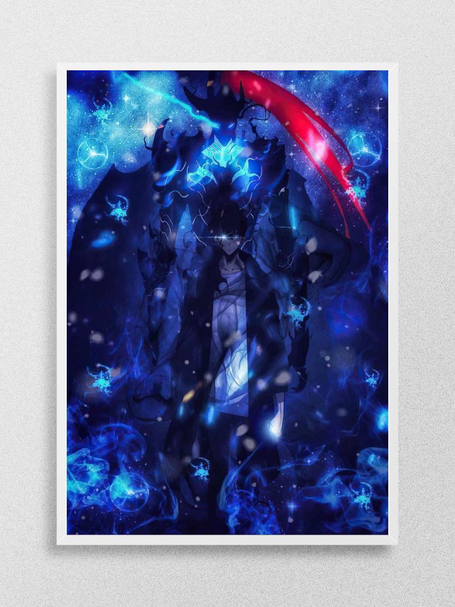 Solo Leveling Anime Poster Çerçevesiz Yüksek Kalite Anime Duvar Poster