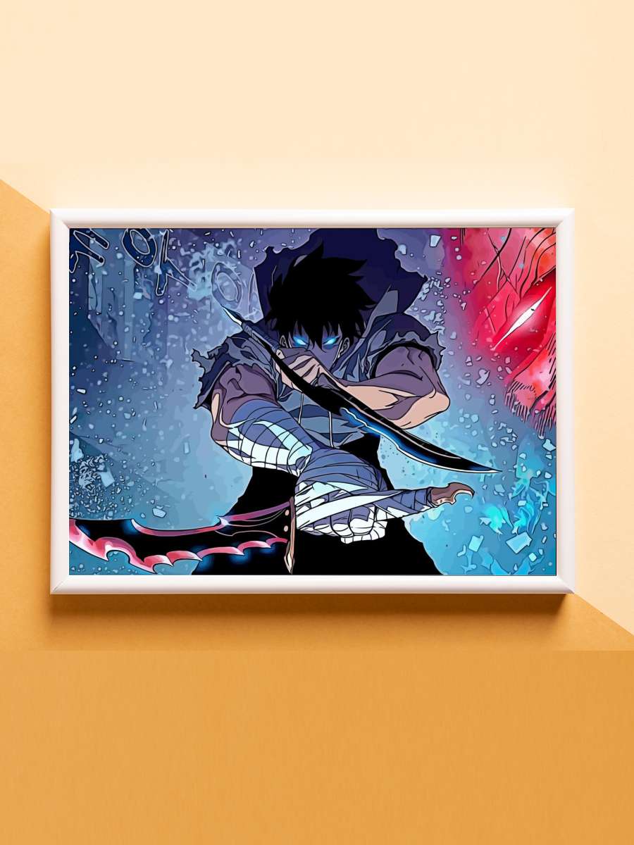 solo levelling Anime Poster Çerçevesiz Yüksek Kalite Anime Duvar Poster