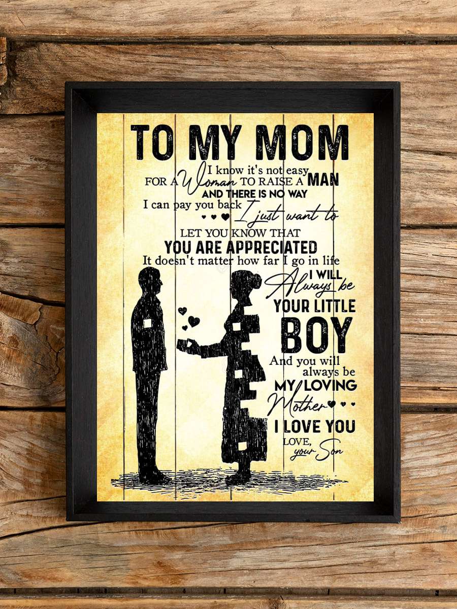 Son To Mom To My Mom Anime Poster Çerçevesiz Yüksek Kalite Anime Duvar Poster