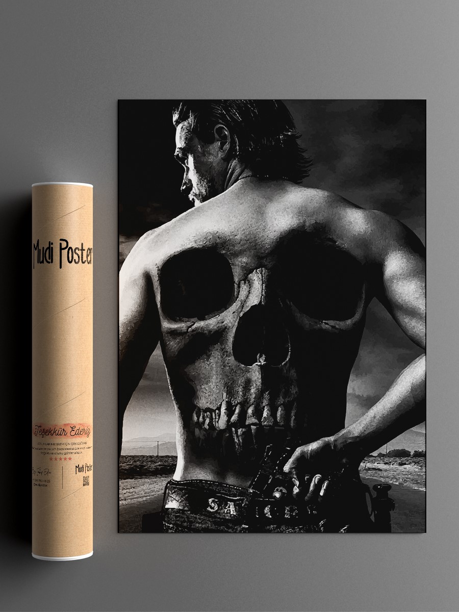 Sons of Anarchy war Poster, Çerçevesiz Tv Film Poster
