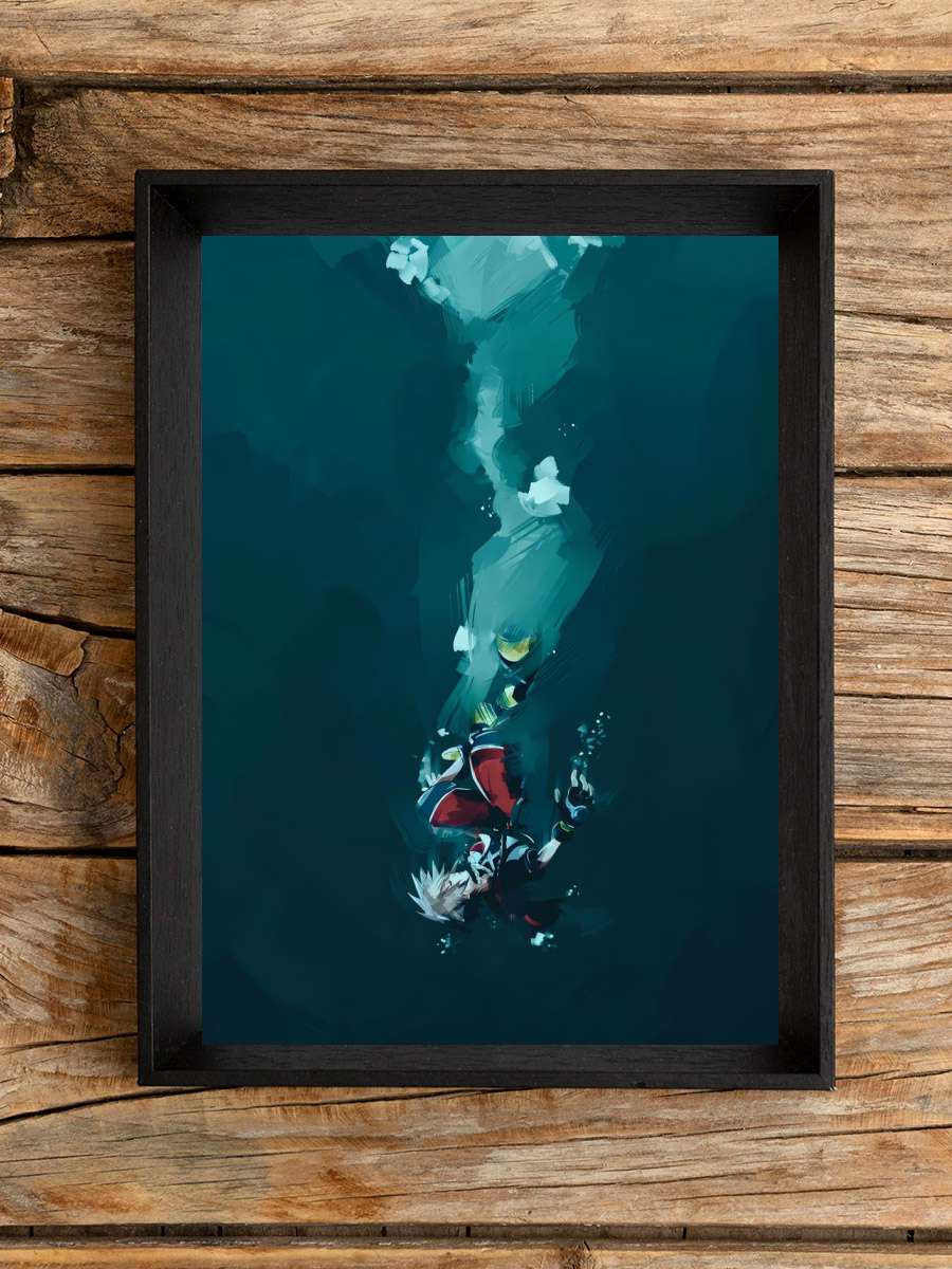 Sora Kingdom Hearts Anime Anime Poster Çerçevesiz Yüksek Kalite Anime Duvar Poster