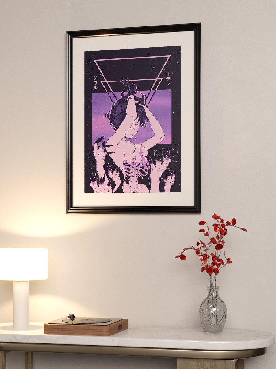 Soul and Body Anime Poster Çerçevesiz Yüksek Kalite Anime Duvar Poster