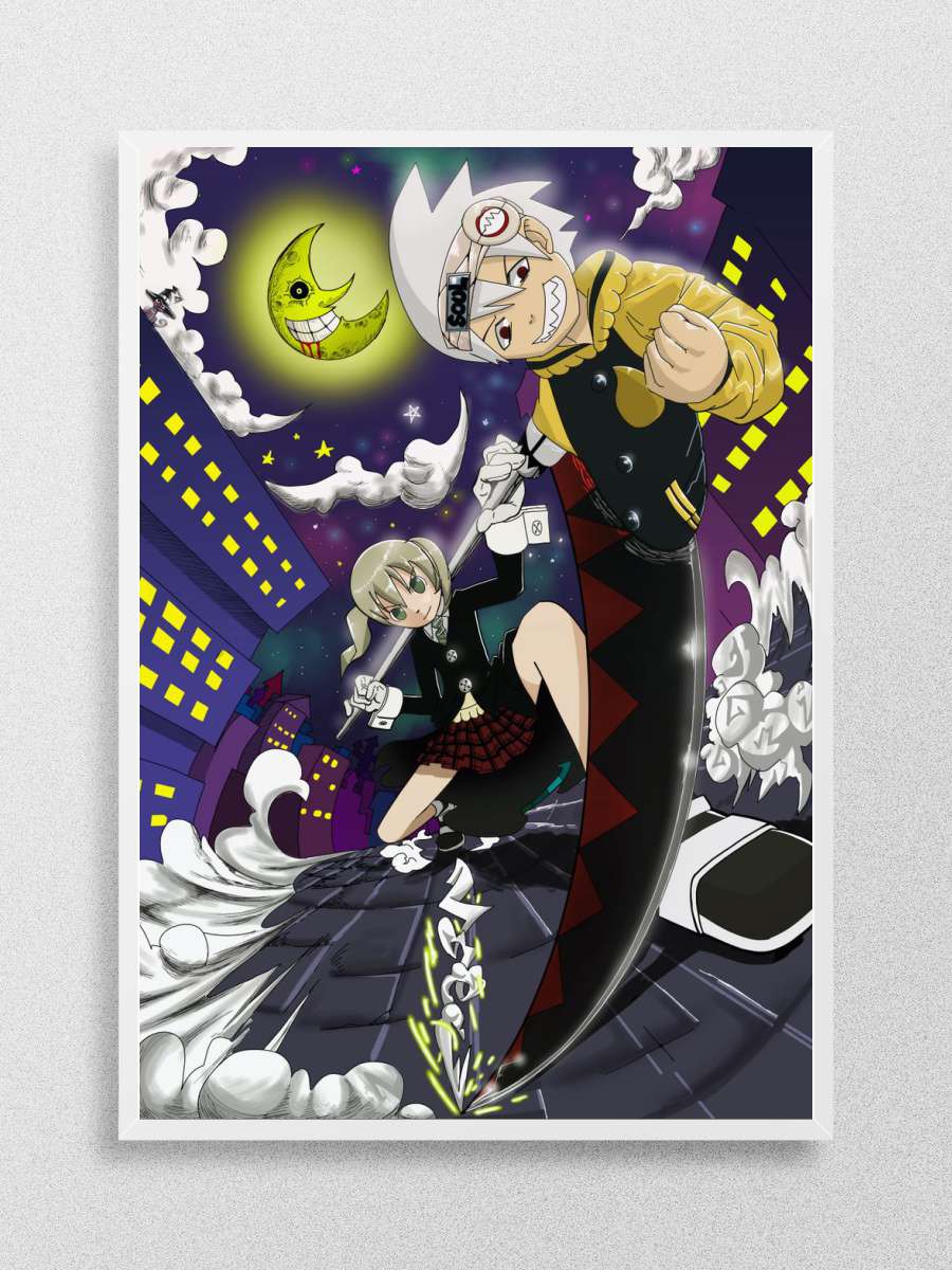Soul Eater Evans Maka Anime Poster Çerçevesiz Yüksek Kalite Anime Duvar Poster