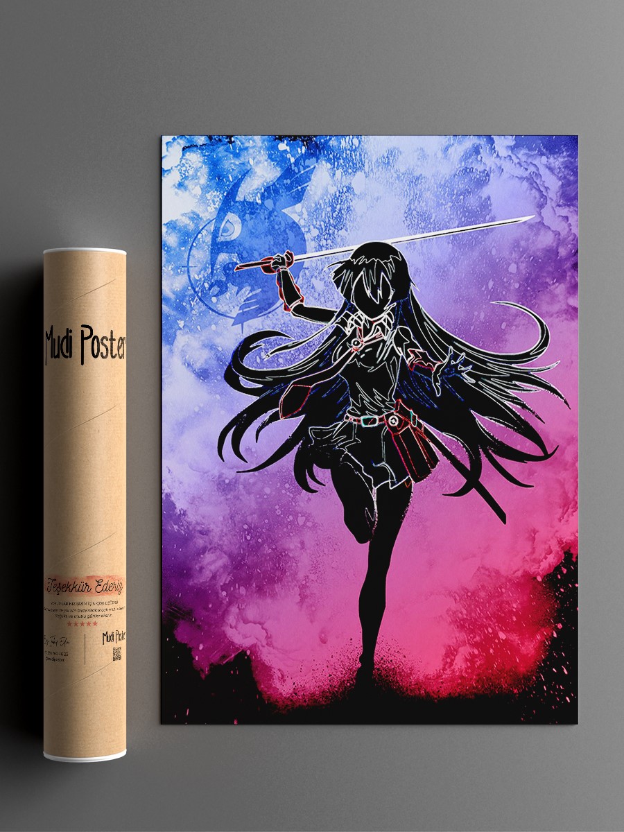 Soul of Murasame Anime Poster Çerçevesiz Yüksek Kalite Anime Duvar Poster
