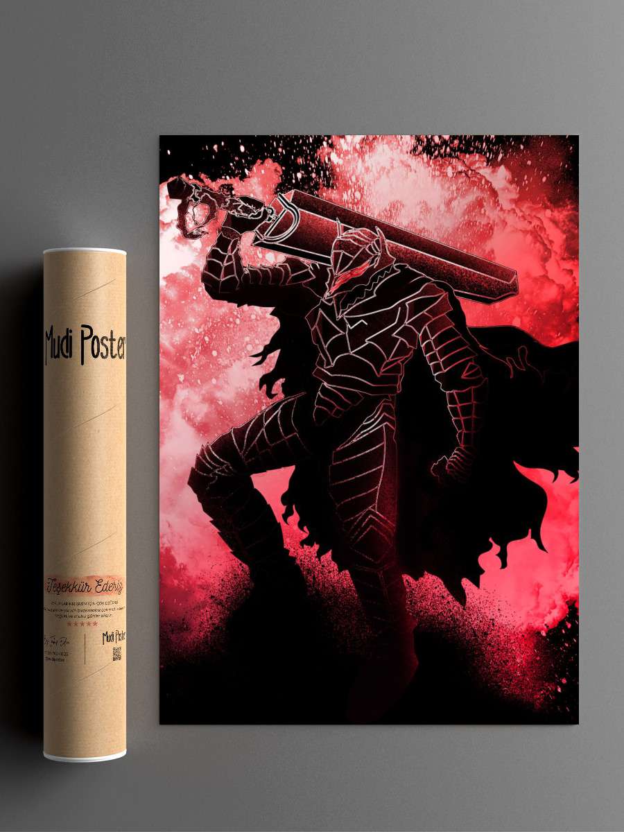Soul of the Berserker Anime Poster Çerçevesiz Yüksek Kalite Anime Duvar Poster