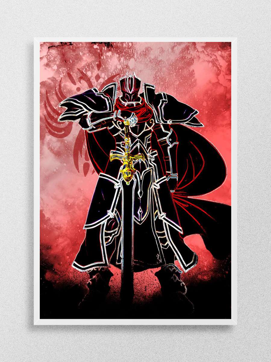 Soul of the Black Knight Anime Poster Çerçevesiz Yüksek Kalite Anime Duvar Poster