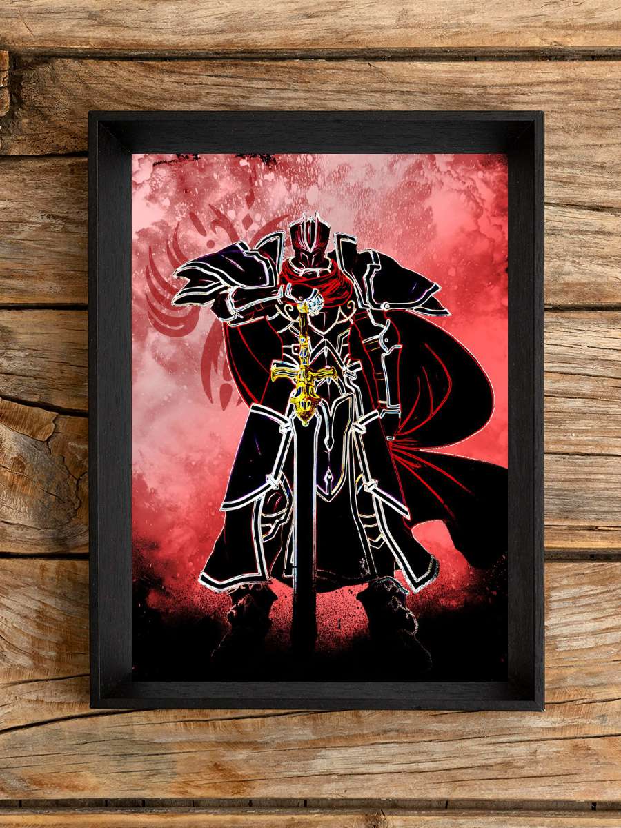 Soul of the Black Knight Anime Poster Çerçevesiz Yüksek Kalite Anime Duvar Poster