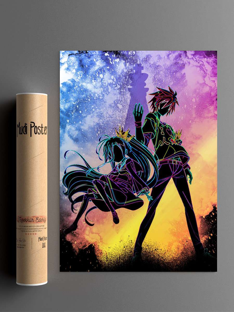 Soul of the Blank Anime Poster Çerçevesiz Yüksek Kalite Anime Duvar Poster