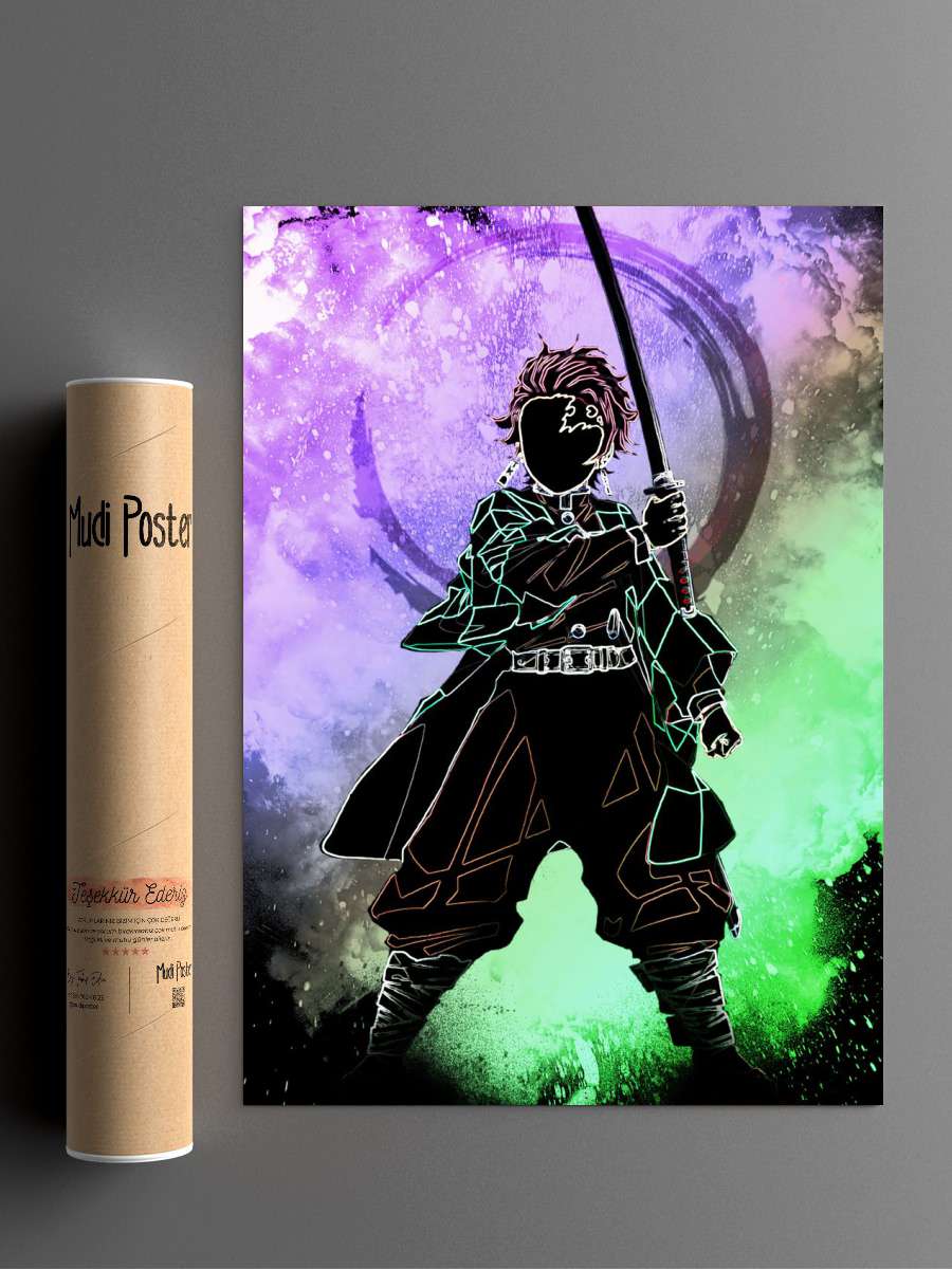 Soul of the Demon Hunter Anime Poster Çerçevesiz Yüksek Kalite Anime Duvar Poster