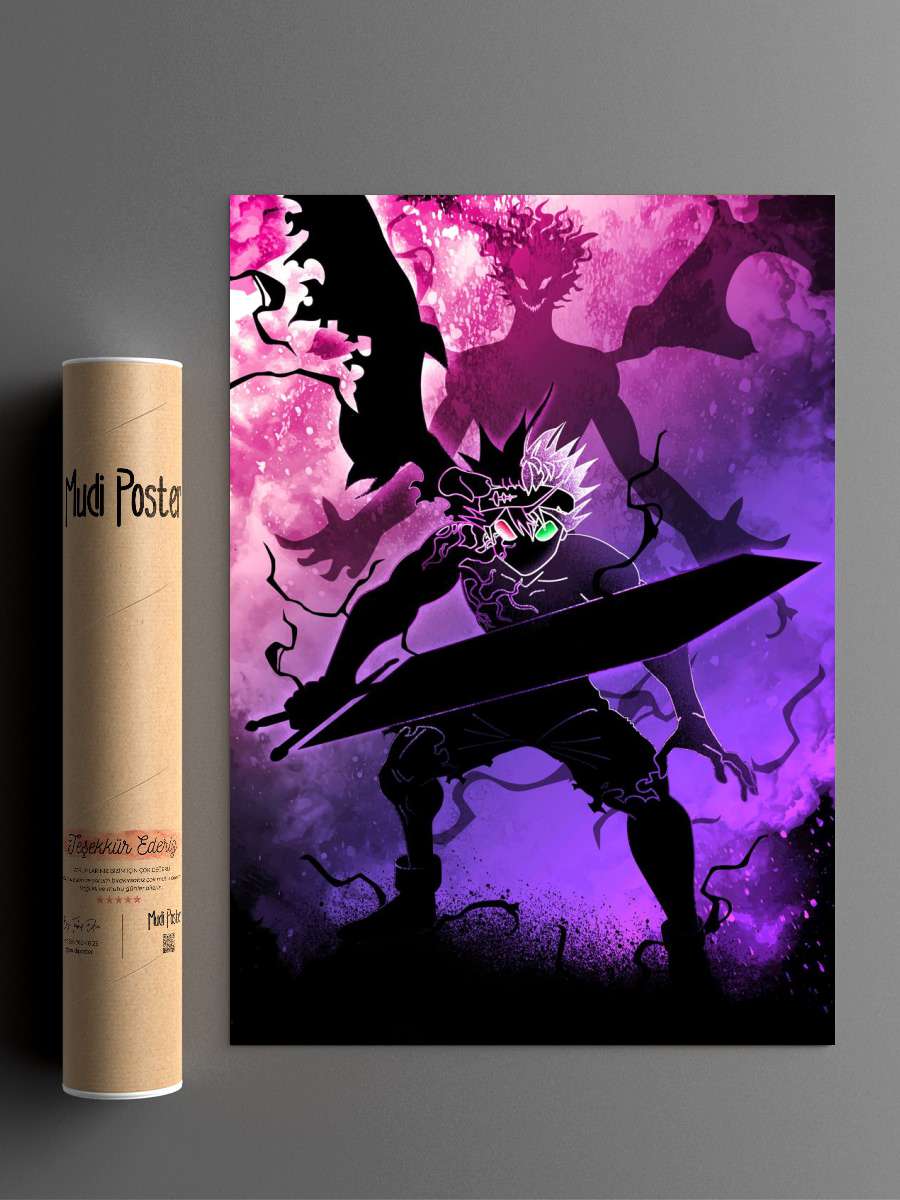 Soul of the Demon Knight Anime Poster Çerçevesiz Yüksek Kalite Anime Duvar Poster