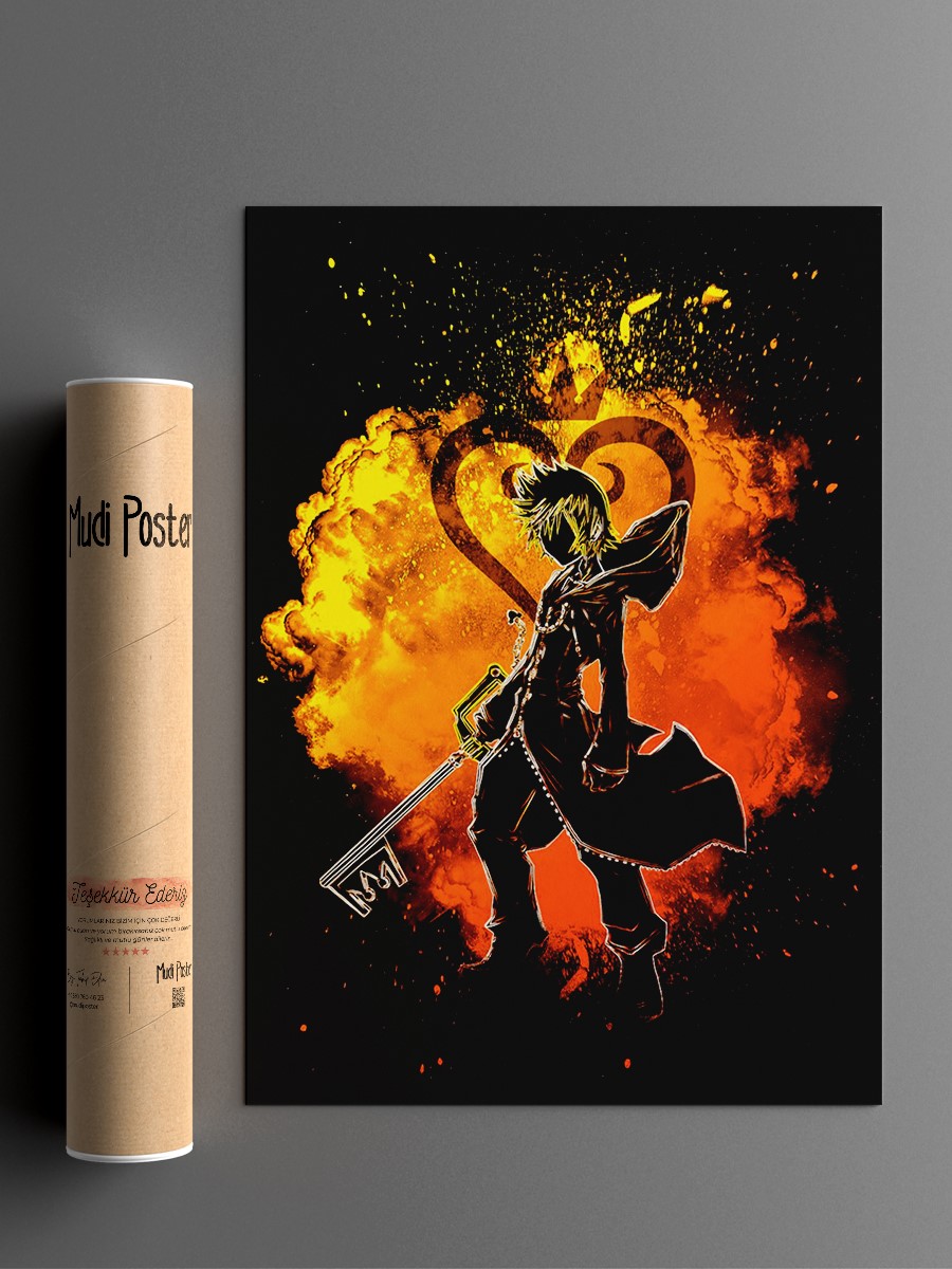 Soul of the destiny Anime Poster Çerçevesiz Yüksek Kalite Anime Duvar Poster
