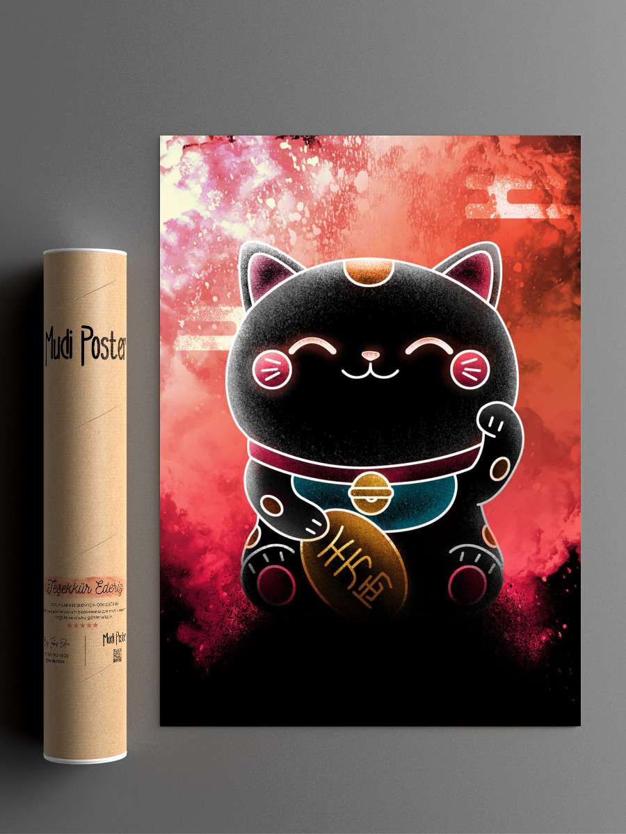 Soul of the Lucky Cat Anime Poster Çerçevesiz Yüksek Kalite Anime Duvar Poster