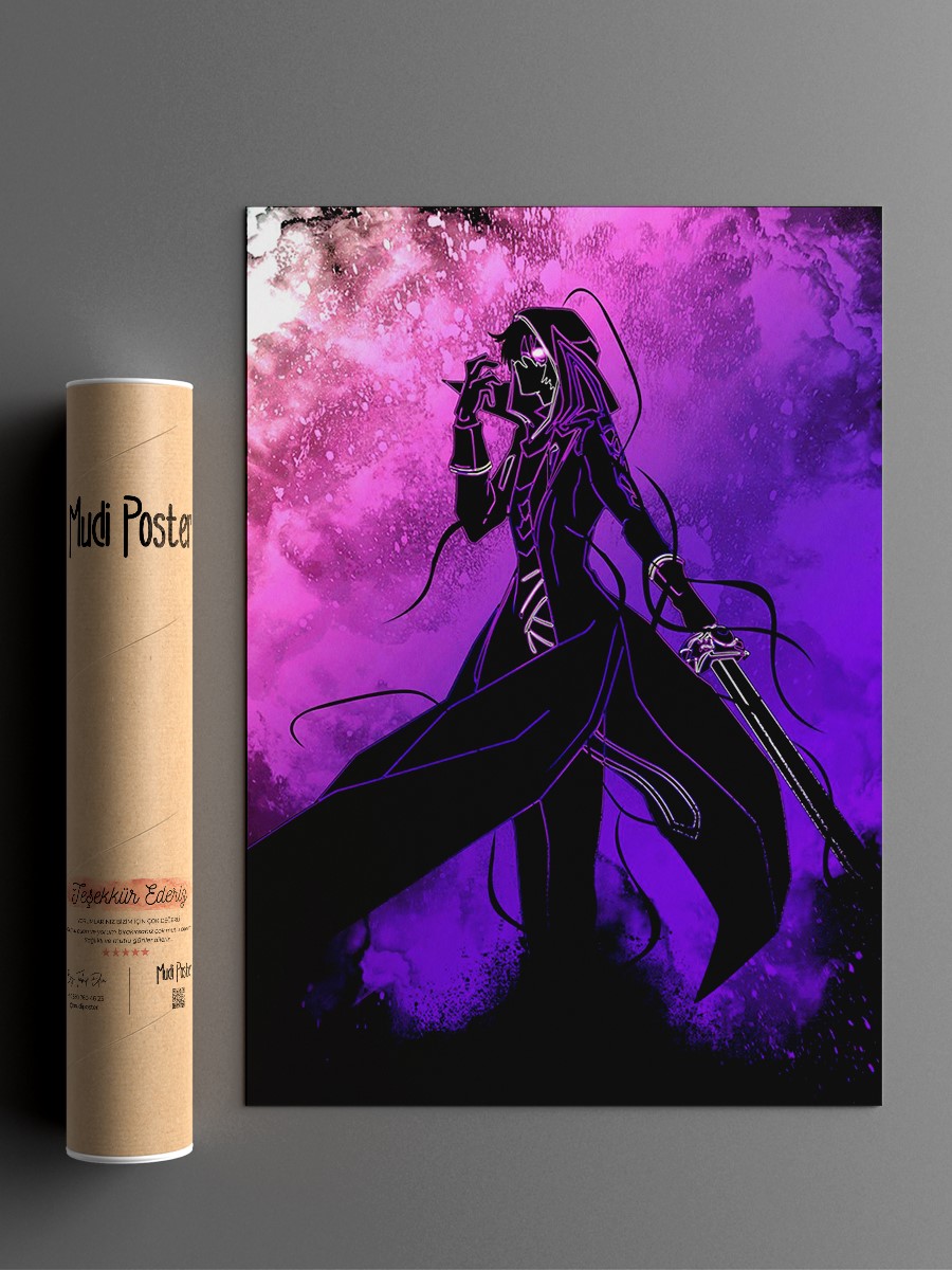 Soul of the Shadow Anime Poster Çerçevesiz Yüksek Kalite Anime Duvar Poster